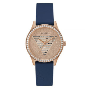 Reloj Guess Vibe Rose Gold Tone Pink Silicone Ladies Watch GW0530L3 para Mujer