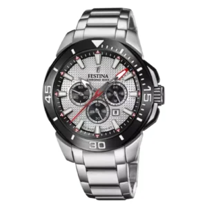 Reloj Análogo Para Hombre Festina Chrono Bike F20641/1 – Plateado
