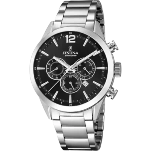Reloj Análogo Para Hombre Festina Timeless Chrono F20343/8 – Plateado