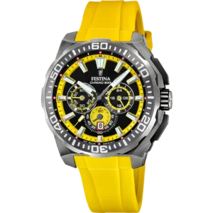 Reloj Análogo Para Hombre Festina Chrono Bike F20725/1 – Amarillo