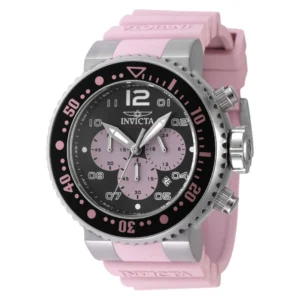 Reloj Invicta Pro Diver GMT Chronograph Pink and Black Dial Men’s Watch 47197 para Hombre