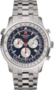 Reloj cronógrafo para hombre Swiss Alpine Military 7078.9135 de 45 mm