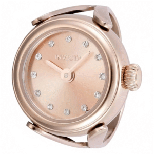 Reloj Invicta Mini Angel Quartz Crystal Rose Gold Dial Ladies Watch 48575 para Mujer